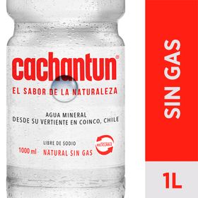 Agua Mineral Cachantun Sin Gas 1 L