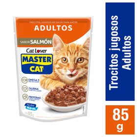 Alimento Húmedo Gato Adulto Master Cat Salmón Ahumado 85 g