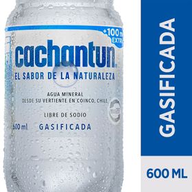 Agua Mineral Cachantun Gasificada 600 ml