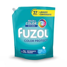 Detergente Líquido Fuzol Color Protect Doypack 3 L