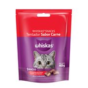 Snack Gato Whiskas Tentador Carne 40 g