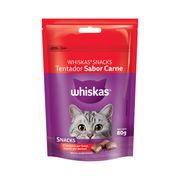 Snack Gato Whiskas Tentador Carne 80 g