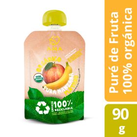 Puré Manzana Plátano Orgánico Ama 90 g