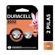 Pilas de Moneda Duracell Litio CR 2032 2 un.