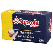 Mantequilla Soprole Con Sal de Mar 250 g