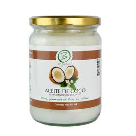 Aceite de Coco B Organics Extra Virgen Orgánico 500 ml