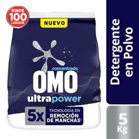 Detergente Polvo Omo Matic Ultra Power 5 kg
