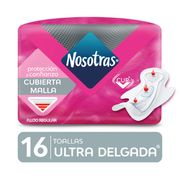 Toallas Higiénicas Nosotras Ultra Invisible Malla 16 un.