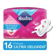 Toallas Higiénicas Nosotras Ultra Invisible Suave 16 un.