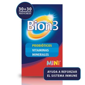 Pack Mini Multivitamínico Bion3 Con Probióticos