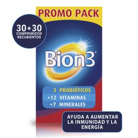 Pack Multivitamínico Bion3 Con Probióticos