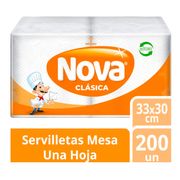 Servilleta Nova Mesa 200 un.