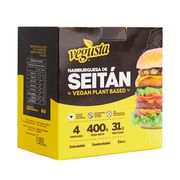 Hamburguesa Vegetal Vegusta Seitan 400 g