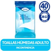 Toallas Húmedas Tena Para Adultos 40 un.