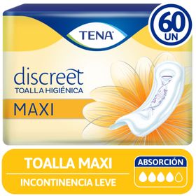 Toallas Incontinencia Tena Discreet Maxi 60 un.