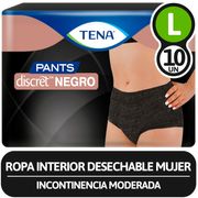 Ropa Interior Desechable Tena Pants Discret G 10 un.