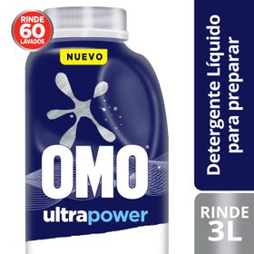 Detergente Líquido Omo Ultra Power Diluible 500 ml