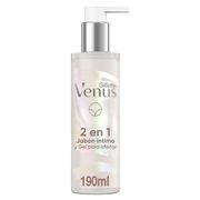 Jabón Íntimo y Gel Depilatorio Venus 2 En 1 - 190 ml