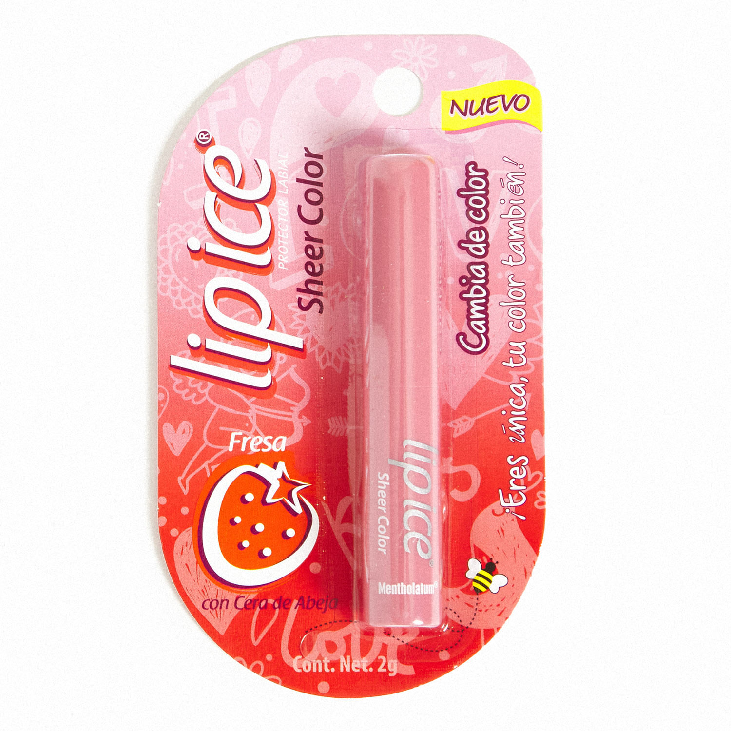 Protector Labial Lip Ice Fresa Sheer Color | Jumbo.cl - Jumbo