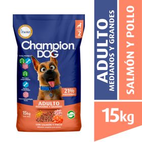 Alimento Perro Adulto Champion Dog Salmón Pollo 15 kg