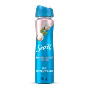 Desodorante Spray Secret Antitranspirante Powder Protect Cotton 93 g