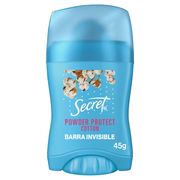 Antitranspirante Barra Secret Powder Protect Cotton 45 g