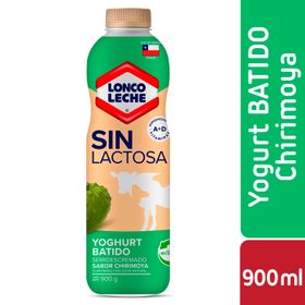 Yogurt Batido Loncoleche Sin Lactosa Chirimoya 900 g