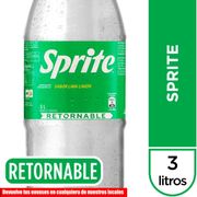 Bebida Sprite retornable 3 L + Envase