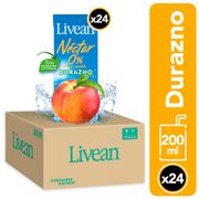 Caja 24 un. Néctar Livean AntiOx Durazno 200 ml