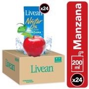 Caja 24 un. Néctar Livean AntiOx Manzana 200 ml