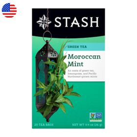 Té Verde Stash Moroccan Mint 20 Bolsitas 26 g