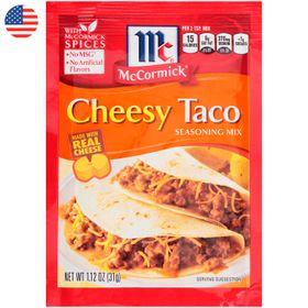 Sazonador Para Tacos McCormick Queso 31 g