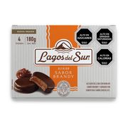 Alfajores Lagos Del Sur Brandy 180 g 4 un.