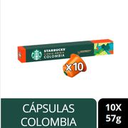 Café Cápsulas Starbucks Single-Origin Colombia 57 g 10 un.