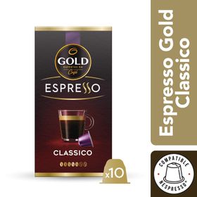 Café Cápsulas Gold Espresso Clásico 10 un.