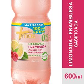 Agua Saborizada Mas Limonada Frambuesa 600 ml