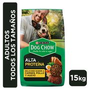 Alimento Perro Adulto Dog Chow Alta Proteína 15 kg