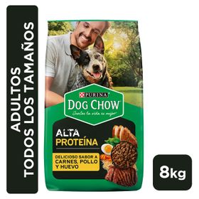 Alimento Perro Adulto Dog Chow Alta Proteína 8 kg