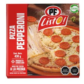 Pizza Listo congelada pepperoni 430 g