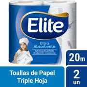 Toalla de Papel Elite Deco 20 m 2 un.