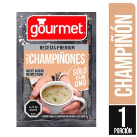 Crema Individual Gourmet Champiñones Sopa Para Uno Sobre 15 g