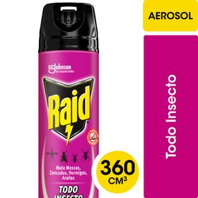 Insecticida Raid Todo Insecto 360 cc