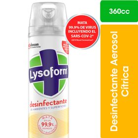 Desinfectante Lysoform Cítrico 360 cc