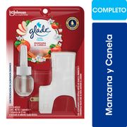 Desodorante Ambiental Glade Aceites Naturales Manzana y Canela Aparato + Repuesto 21 ml
