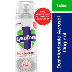 Desinfectante Lysoform Original Aerosol 360 cc