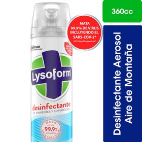 Desinfectante Lysoform Aire de Montaña 360 cc