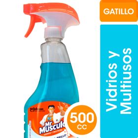 Limpiador Mr. Músculo Vidrios y Multiuso Gatillo 500 cc