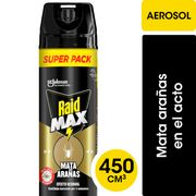 Insecticida Raid Max Mata Arañas Aerosol 450 ml