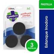 Pastilla Estanque Baño Lysoform 40 g 3 un.