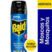 Insecticida Raid Mata Moscas y Mosquitos Aerosol 360 ml